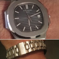 ---  VENDUTO ---  PATEK PHILIPPE SECONDO POLSO MOVIMENTO SUPERCLONE TENUTO PERFETTAMENTE FONDELLO CHIUSO